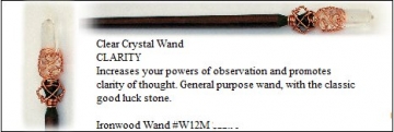 Wand Clear Quartz